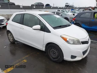 2014 Toyota Yaris L with VIN JTDJTUD34ED576939, listed as a IAAI auction lot 41805971 with 234,406 mi miles. Bid and sale history available at carsss.com. Image 1.