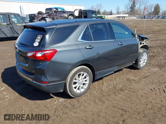 2019 Chevrolet Equinox LT z VIN 2GNAXKEV6K6124145, wystawiony jako IAAI lot #41763497 z przebiegiem 79 264 mil mil oraz . Historia ofert i sprzedaży dostępna na DreamBid. Obrazek 4.