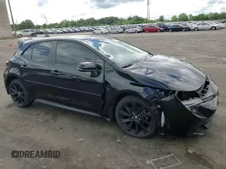 2021 Toyota Corolla Hatchback SE with VIN JTND4MBE8M3110672, listed as a Copart auction lot 64166344 with 50,325 mi miles and Salvage Title. Bid and sale history available at carsss.com. Image 12.
