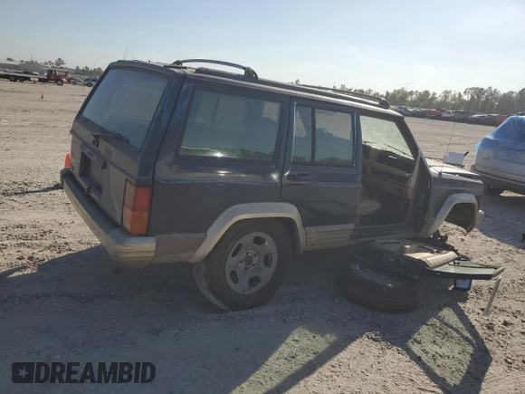 1993 Jeep Cherokee Country with VIN 1J4FJ78S9PL631077, listed as a Copart auction lot 77191464 with 0 mi miles and Clean Title. Bid and sale history available at carsss.com. Image 3.