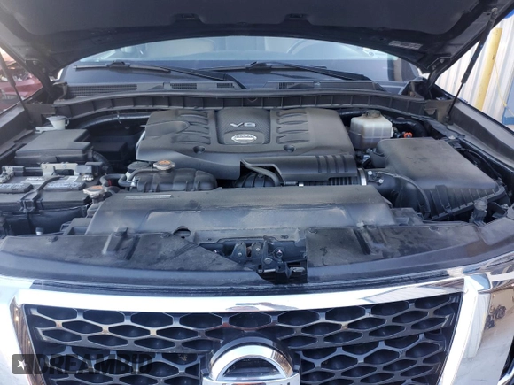 2017 Nissan Armada SL with VIN JN8AY2ND6H9005803, listed as a Copart auction lot 83749644 with 113,310 mi miles and Salvage Title. Bid and sale history available at carsss.com. Image 12.