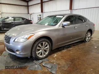 2012 Infiniti M37 with VIN JN1BY1AR6CM396570, listed as a Copart auction lot 81707124 with 102,462 mi miles and Salvage Title. Bid and sale history available at carsss.com. Image 1.