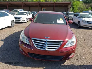 2011 Hyundai Genesis with VIN KMHGC4DF9BU124576, listed as a IAAI auction lot 41971684 with 199,322 mi miles and . Bid and sale history available at DreamBid. Image 6.