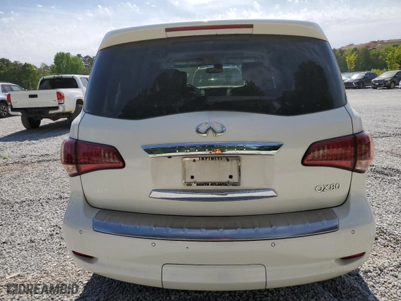 2015 Infiniti QX80 with VIN JN8AZ2NE4F9083743, listed as a Copart auction lot 53214635 with 177,127 mi miles and Clean Title. Bid and sale history available at carsss.com. Image 6.