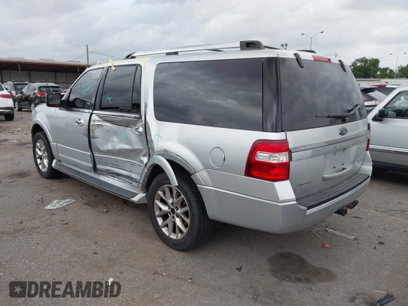 2017 Ford Expedition Max Limited z VIN 1FMJK1KT9HEA70294, wystawiony jako IAAI lot #42171573 z przebiegiem 181 034 mil mil oraz . Historia ofert i sprzedaży dostępna na DreamBid. Obrazek 3.