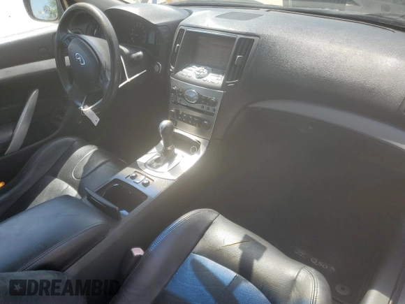 2009 Infiniti G37 with VIN JNKCV66E89M722745, listed as a Copart auction lot 52280805 with 85,787 mi miles and Salvage Title. Bid and sale history available at DreamBid. Image 8.