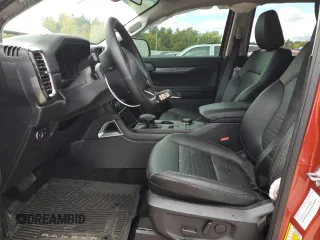 2024 Ford Ranger LARIAT with VIN 1FTER4KH0RLE20133, listed as a Copart auction lot 76017404 with 6,144 mi miles and Salvage Title. Bid and sale history available at carsss.com. Image 7.