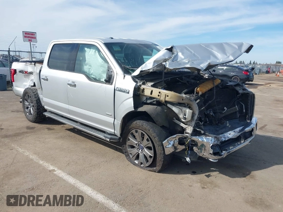 2015 Ford F-150 XLT with VIN 1FTEW1EG3FKD37310, listed as a IAAI auction lot 41681029 with 145,069 mi miles. Bid and sale history available at carsss.com. Image 1.