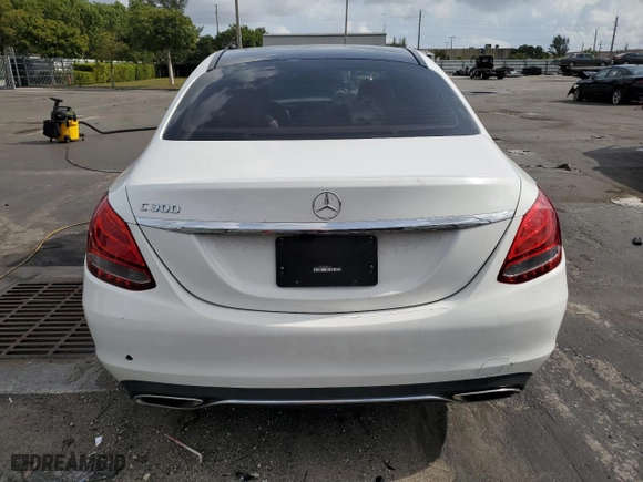 2017 Mercedes-Benz C-Class C 300 with VIN 55SWF4JB3HU202617, listed as a Copart auction lot 86882604 with 112,387 mi miles and Salvage Title. Bid and sale history available at carsss.com. Image 6.