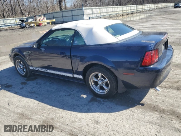 2002 Ford Mustang Deluxe with VIN 1FAFP44482F117034, listed as a Copart auction lot 50332965 with 95,923 mi miles and Salvage title. Bid and sale history available at DreamBid. Image 2.