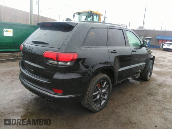 2020 Jeep Grand Cherokee Limited X with VIN 1C4RJFBG5LC326526, listed as a IAAI auction lot 41853571 with 0 mi miles. Bid and sale history available at carsss.com. Image 4.