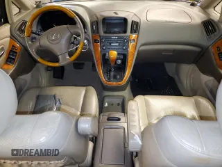 2002 Lexus RX 300 with VIN JTJHF10U220289134, listed as a Copart auction lot 77976464 with 0 mi miles and Salvage Title. Bid and sale history available at carsss.com. Image 8.