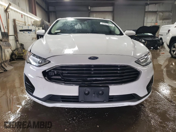 2019 Ford Fusion SE with VIN 3FA6P0HD9KR128968, listed as a Copart auction lot 51579275 with 74,656 mi miles and Salvage Title. Bid and sale history available at carsss.com. Image 5.