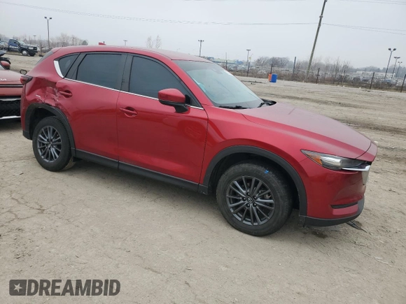 2020 Mazda CX-5 Sport with VIN JM3KFABM4L0735007, listed as a Copart auction lot 45276975 with 54,720 mi miles and Salvage Title. Bid and sale history available at carsss.com. Image 4.