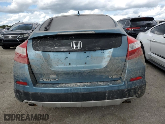 2014 Honda Crosstour EX-L with VIN 5J6TF1H57EL001003, listed as a Copart auction lot 74712234 with 0 mi miles and Salvage Title. Bid and sale history available at carsss.com. Image 6.