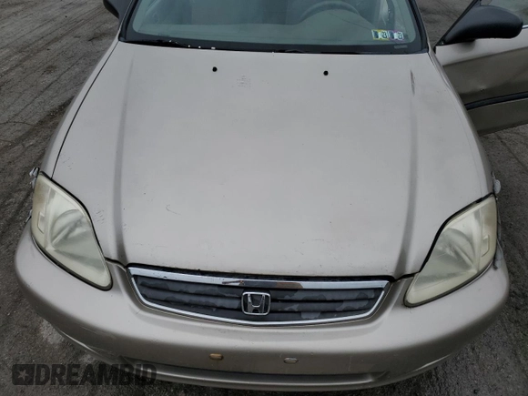 2000 Honda Civic LX with VIN 2HGEJ6678YH599507, listed as a Copart auction lot 56971495 with 163,040 mi miles and Clean Title. Bid and sale history available at DreamBid. Image 11.