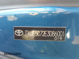 2014 Scion tC with VIN JTKJF5C72E3086001, listed as a IAAI auction lot 41721986 with 207,239 mi miles. Bid and sale history available at carsss.com. Image 9.