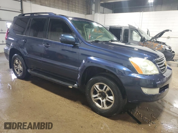 2004 Lexus GX with VIN JTJBT20X340049687, listed as a Copart auction lot 53405925 with 201,607 mi miles and Clean Title. Bid and sale history available at carsss.com. Image 4.
