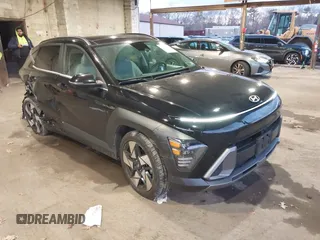 2024 Hyundai Kona Limited with VIN KM8HECA3XRU050632, listed as a IAAI auction lot 40977825 with 20,464 mi miles. Bid and sale history available at carsss.com. Image 1.