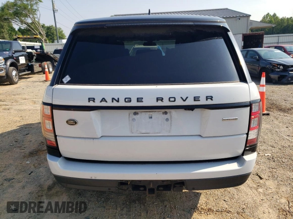 2016 Land Rover Range Rover Supercharged with VIN SALGS3EF6GA275490, listed as a Copart auction lot 60507485 with 81,894 mi miles and Clean title. Bid and sale history available at DreamBid. Image 6.