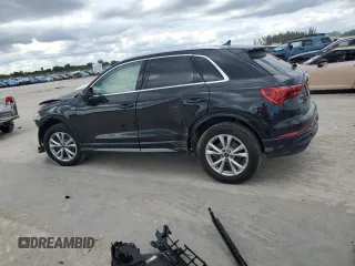 2021 Audi Q3 S line Premium Plus with VIN WA1EECF3XM1026707, listed as a Copart auction lot 46916875 with 0 mi miles and Salvage Title. Bid and sale history available at carsss.com. Image 2.