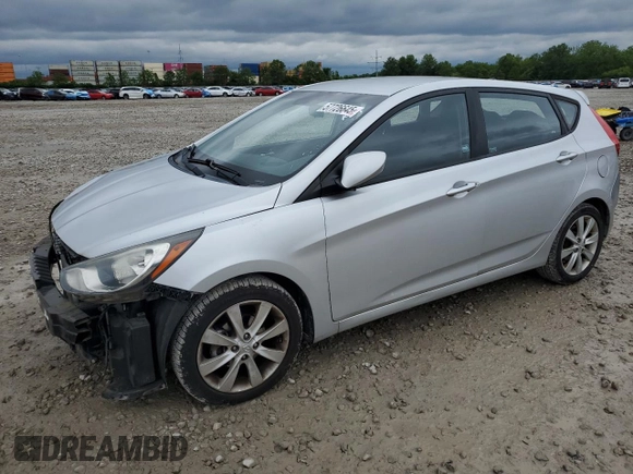 2012 Hyundai Accent SE with VIN KMHCU5AE7CU054509, listed as a Copart auction lot 57726645 with 93,631 mi miles and Salvage title. Bid and sale history available at DreamBid. Image 1.