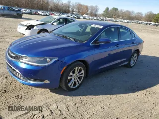 2015 Chrysler 200 Limited with VIN 1C3CCCAB1FN654074, listed as a Copart auction lot 79675913 with 99,446 mi miles and Salvage title. Bid and sale history available at DreamBid. Image 1.