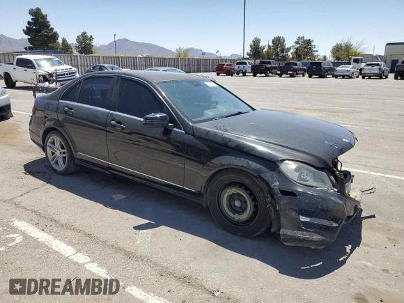 2014 Mercedes-Benz C 250 Sport with VIN WDDGF4HB7EA963401, listed as a Copart auction lot 54152815 with 155,264 mi miles and Salvage title. Bid and sale history available at DreamBid. Image 4.