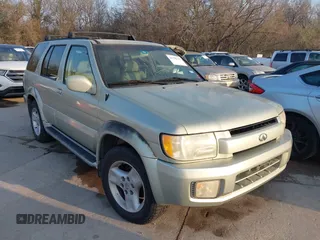 2001 Infiniti QX4 Luxury z VIN JNRDR07XX1W101118, wystawiony jako IAAI lot #41798112 z przebiegiem 184 082 mil mil oraz . Historia ofert i sprzedaży dostępna na DreamBid. Obrazek 1.