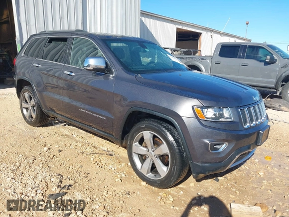 2014 Jeep Grand Cherokee Limited with VIN 1C4RJEBT5EC228056, listed as a IAAI auction lot 41454896 with Not Provided miles and . Bid and sale history available at DreamBid. Image 1.