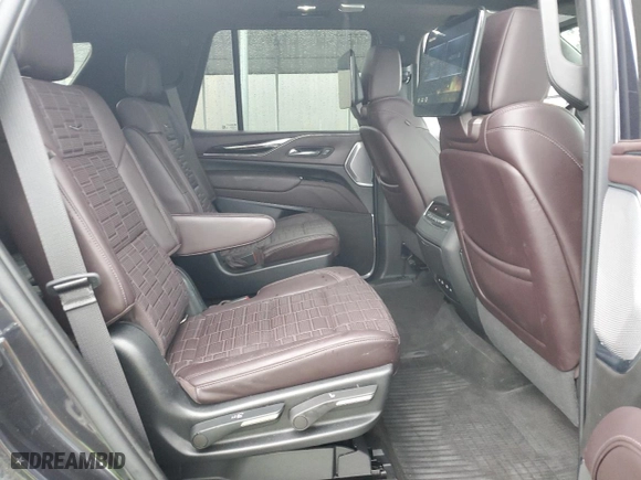 2022 Cadillac Escalade Premium Luxury Platinum with VIN 1GYS4DKL8NR201234, listed as a Copart auction lot 47799635 with 27,893 mi miles and Clean Title. Bid and sale history available at carsss.com. Image 11.