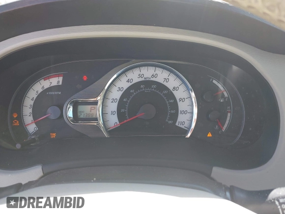 2014 Toyota Sienna SE with VIN 5TDXK3DC0ES477207, listed as a IAAI auction lot 41624619 with 213,881 mi miles and . Bid and sale history available at DreamBid. Image 7.