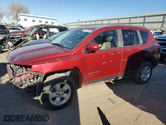 2016 Jeep Compass Latitude with VIN 1C4NJCEB2GD749061, listed as a Copart auction lot 83071564 with 127,616 mi miles and Salvage Title. Bid and sale history available at carsss.com. Image 1.