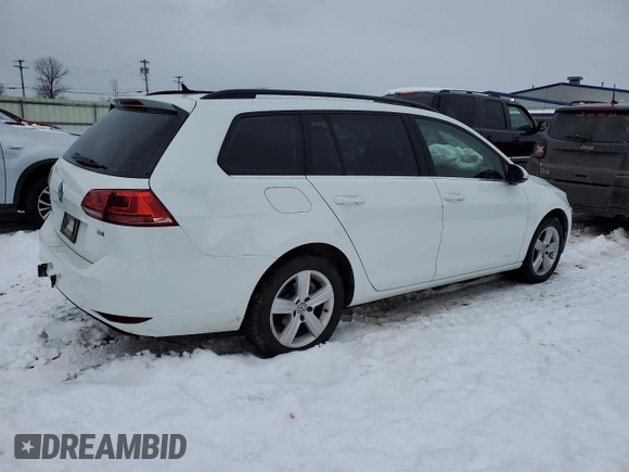 2015 Volkswagen Golf SportWagen TDI S with VIN 3VWCA7AU5FM517074, listed as a Copart auction lot 87799265 with 124,259 mi miles and Salvage Title. Bid and sale history available at carsss.com. Image 3.
