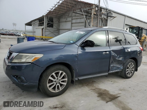 2016 Nissan Pathfinder SV with VIN 5N1AR2MM9GC668032, listed as a Copart auction lot 86822774 with 134,175 mi miles and Clean Title. Bid and sale history available at carsss.com. Image 1.
