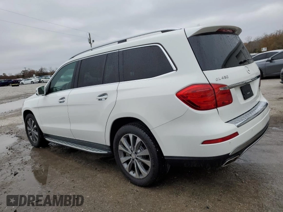 2016 Mercedes-Benz GL with VIN 4JGDF6EEXGA704665, listed as a Copart auction lot 85500984 with 100,846 mi miles and Salvage Title. Bid and sale history available at carsss.com. Image 2.