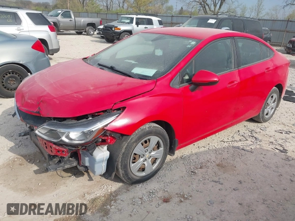 2018 Chevrolet Cruze LS with VIN 1G1BC5SM1J7106018, listed as a IAAI auction lot 42048367 with 107,622 mi miles and . Bid and sale history available at DreamBid. Image 17.
