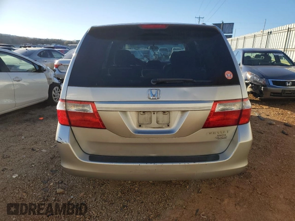 2005 Honda Odyssey LX with VIN 5FNRL38205B093617, listed as a Copart auction lot 49765025 with 271,363 mi miles and Salvage title. Bid and sale history available at DreamBid. Image 6.