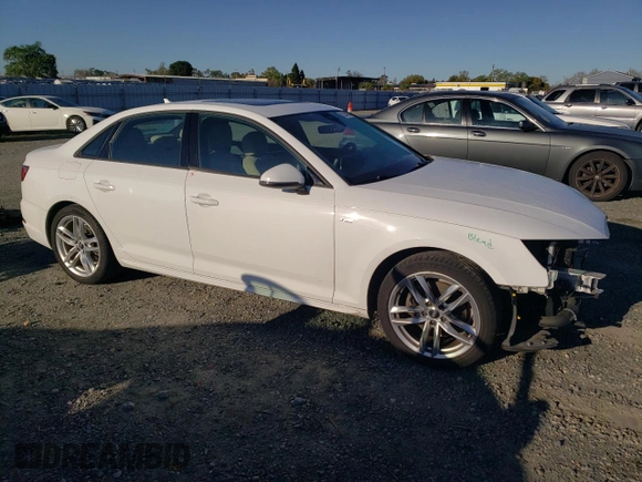 2017 Audi A4 Season of Audi ultra Premium with VIN WAUKMAF49HN047603, listed as a Copart auction lot 50224185 with 48,112 mi miles and Salvage Title. Bid and sale history available at carsss.com. Image 4.