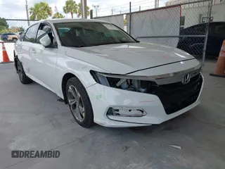 2018 Honda Accord EX-L с VIN 1HGCV2F55JA035062, выставлен на аукционе IAAI как лот 42655072 с пробегом 55 437 миль миль и . История ставок и продаж доступна на DreamBid. Изображение 1.