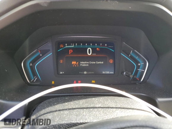 2021 Honda Odyssey EX-L with VIN 5FNRL6H70MB020405, listed as a Copart auction lot 46186085 with 61,300 mi miles and Salvage Title. Bid and sale history available at DreamBid. Image 9.