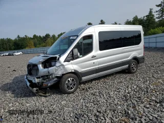 2024 Ford Transit Passenger XL with VIN 1FBAX2CGXRKA76402, listed as a Copart auction lot 72008594 with 4,063 mi miles and Salvage Title. Bid and sale history available at DreamBid. Image 1.