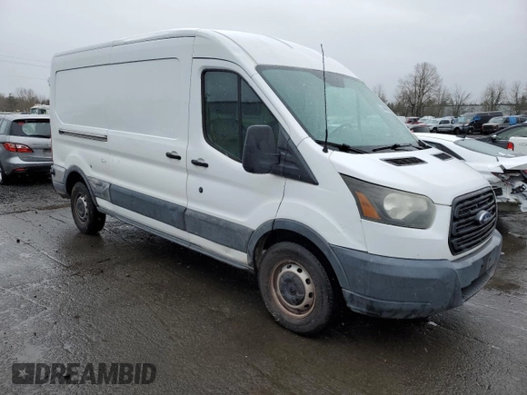 2015 Ford Transit with VIN 1FTNR2CG6FKA66842, listed as a Copart auction lot 49481885 with 327,933 mi miles and Salvage Title. Bid and sale history available at DreamBid. Image 4.