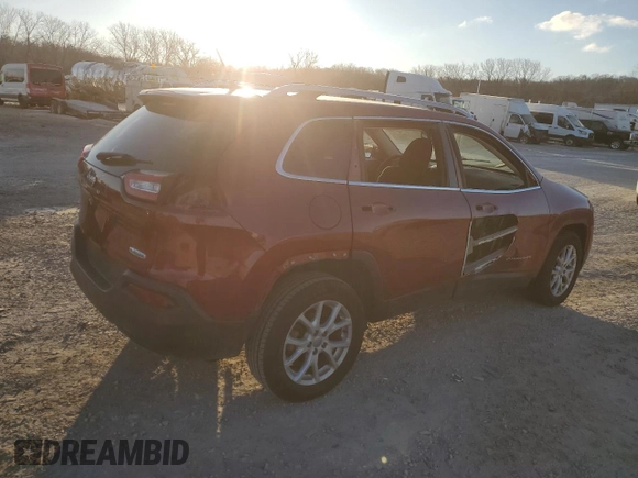 2017 Jeep Cherokee Latitude with VIN 1C4PJLCB4HW518311, listed as a Copart auction lot 41523405 with 62,344 mi miles and Salvage Title. Bid and sale history available at carsss.com. Image 3.
