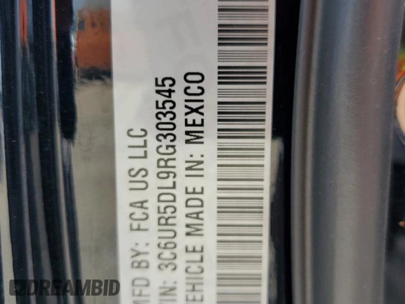 2024 Ram 2500 Big Horn с VIN 3C6UR5DL9RG303545, выставлен на аукционе Copart как лот 62143435 с пробегом 30 648 миль миль и Чистый • Clean title. История ставок и продаж доступна на DreamBid. Изображение 12.