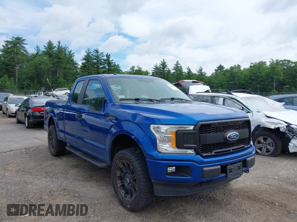 2018 Ford F-150 XL with VIN 1FTEX1EP5JFB17813, listed as a IAAI auction lot 42611333 with 112,166 mi miles and . Bid and sale history available at DreamBid. Image 1.