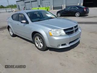 2008 Dodge Avenger SXT with VIN 1B3LC56K98N281869, listed as a IAAI auction lot 42275431 with 177,406 mi miles and . Bid and sale history available at DreamBid. Image 1.