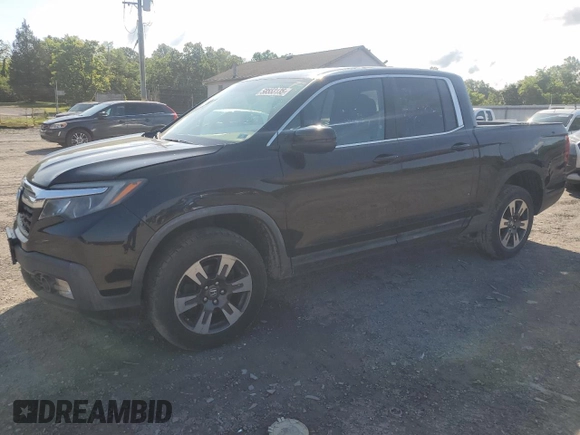 2017 Honda Ridgeline RTL-T with VIN 5FPYK3F61HB033605, listed as a Copart auction lot 58553135 with 178,580 mi miles and Clean title. Bid and sale history available at DreamBid. Image 1.