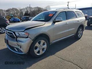 2015 Dodge Durango Limited with VIN 1C4RDJDG3FC917272, listed as a Copart auction lot 47940935 with 158,345 mi miles and Salvage title. Bid and sale history available at DreamBid. Image 1.