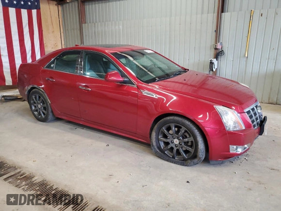 2012 Cadillac CTS Sedan Luxury with VIN 1G6DG5E55C0138011, listed as a Copart auction lot 49689535 with 189,198 mi miles and Salvage Title. Bid and sale history available at carsss.com. Image 4.